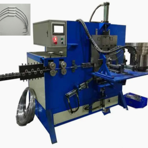 Hydraulic metal bucket hook machine with plastic handle