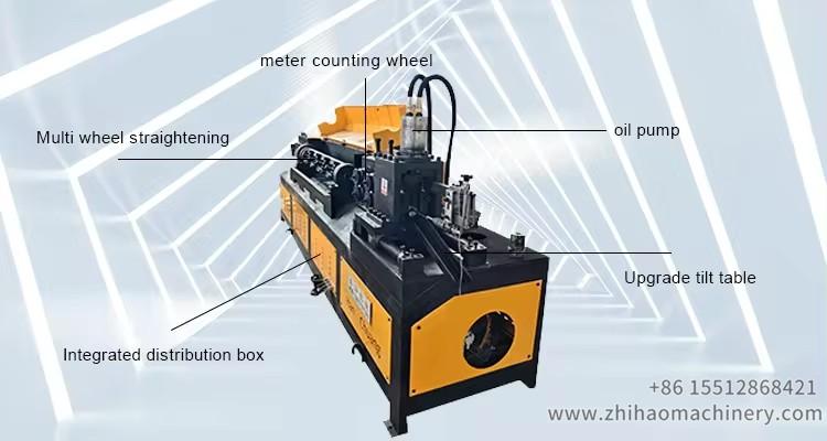 bar straightening cutting machine, zhihaomachinery
