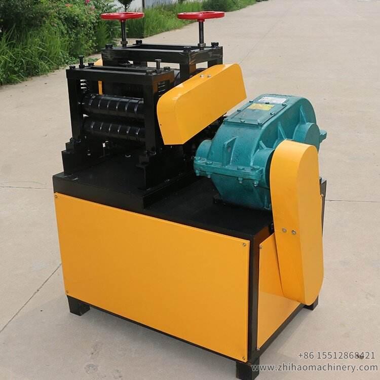 scrap steel bar straightening machine, zhihaomachinery
