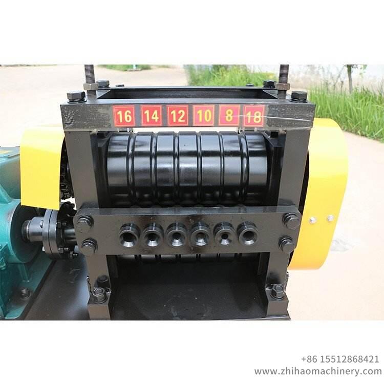 waste rebar straightening machine, zhihaomachinery