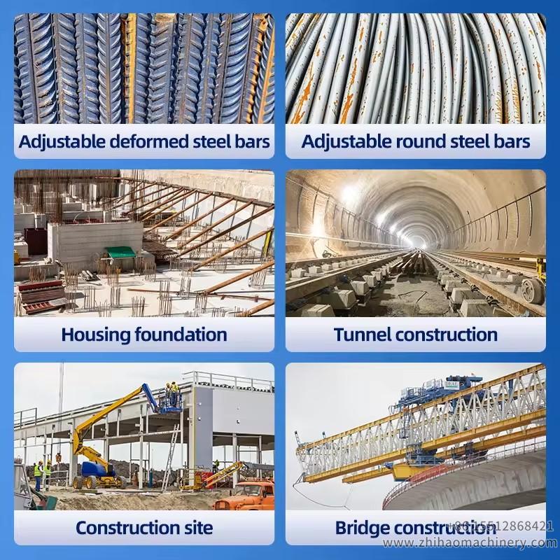 construction steel bar straightening machine, zhihaomachinery