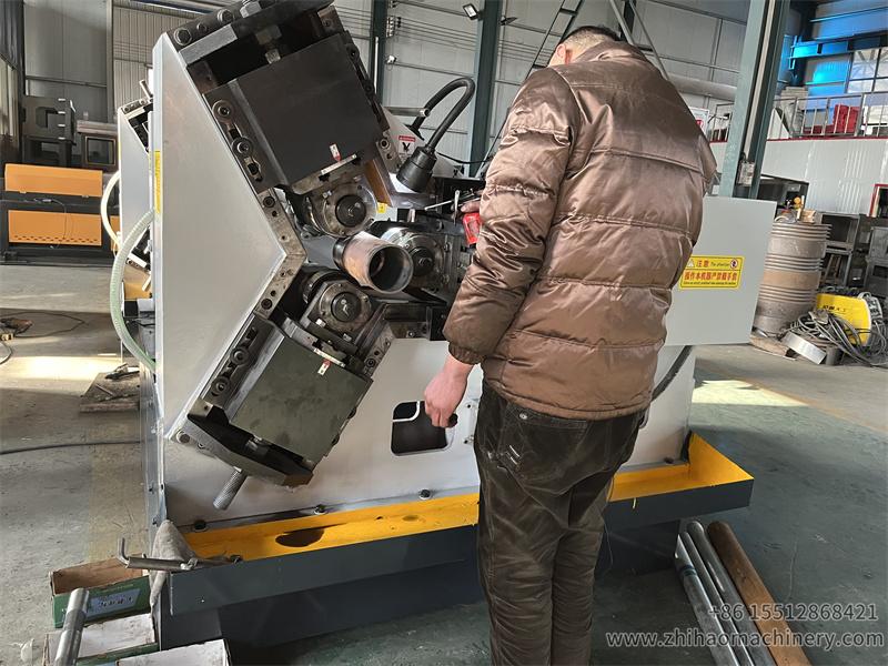 three dies thread rolling machine, zhihaomachinery